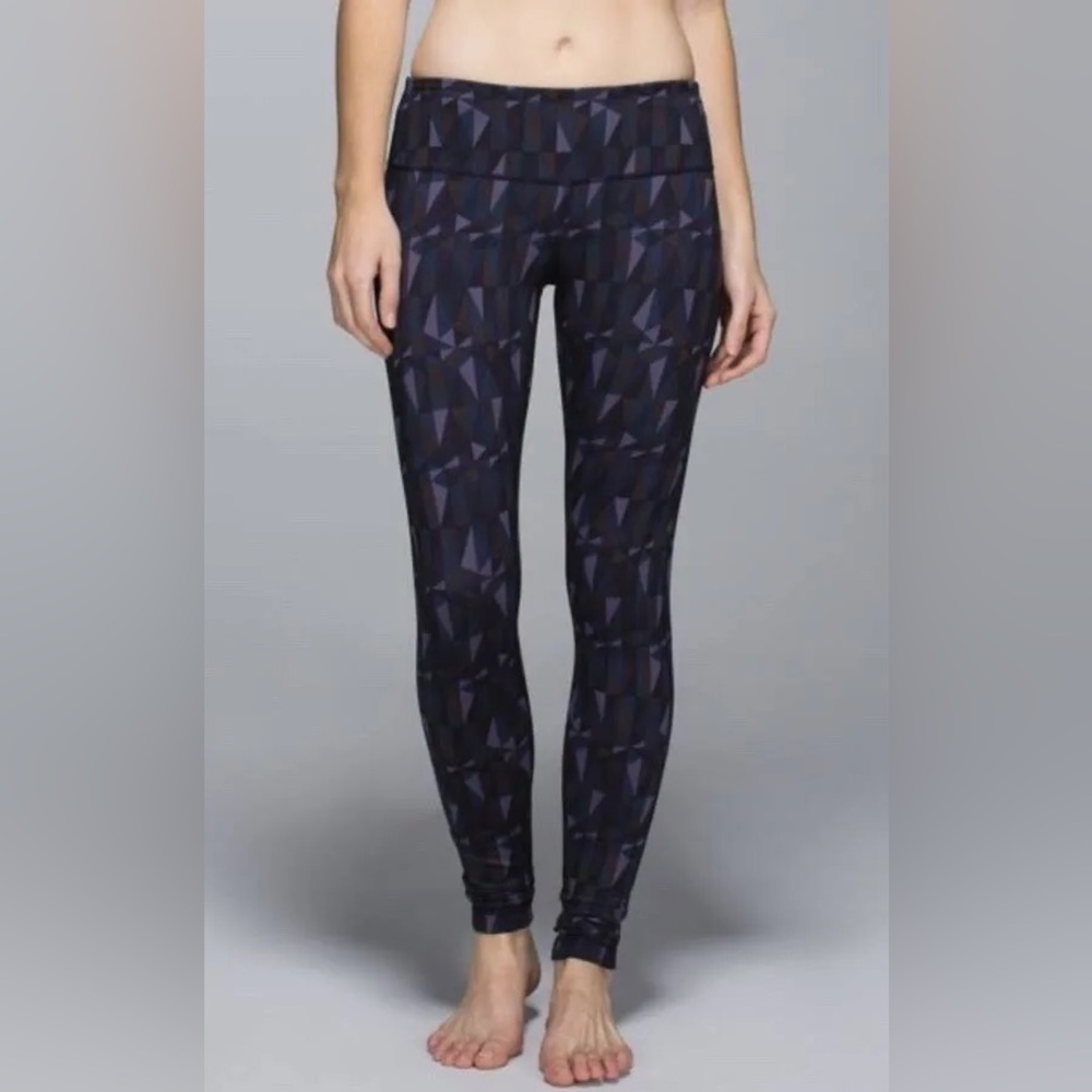 Lululemon Geometric Patterned wunderunder Leggings